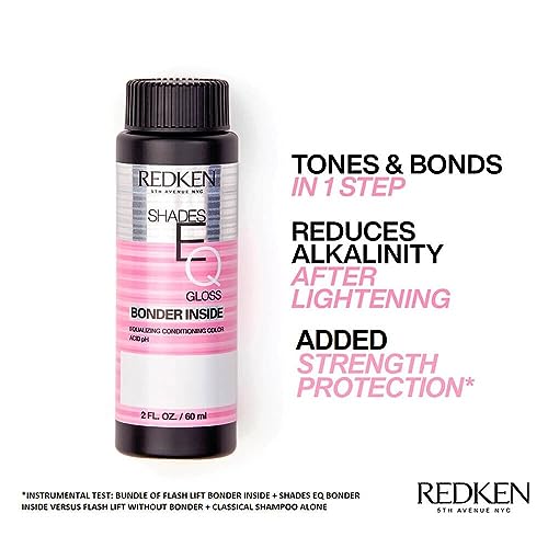 Coloration ton sur ton sans ammoniaque Shades EQ Gloss Bonder Inside 08NCh Natural Redken 60ml - vue 4