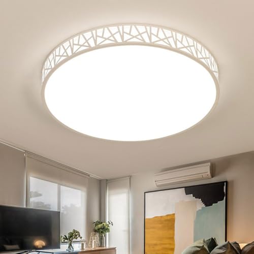 Plafonnier LED variable pour adapter la lumière du salon au bureau