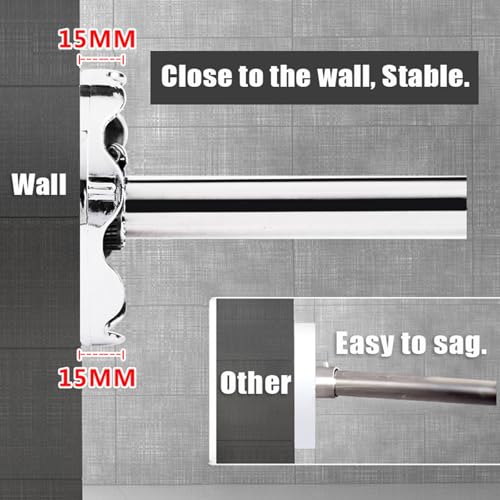 Barre de douche réglable en L design mural haut de gamme pour angle