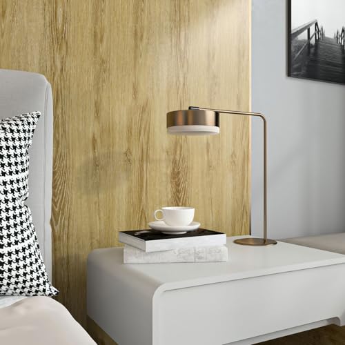 Papel pintado pared autoadhesivo madera impermeable y lavable para baño 3
