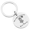 AHAETH Disc Golf Gifts For Men Key Chain Funny Women Disk Golf Stuff Unique Cool Golfing Disc Golfer Gifts Best Ultimate Frisbee Keychain