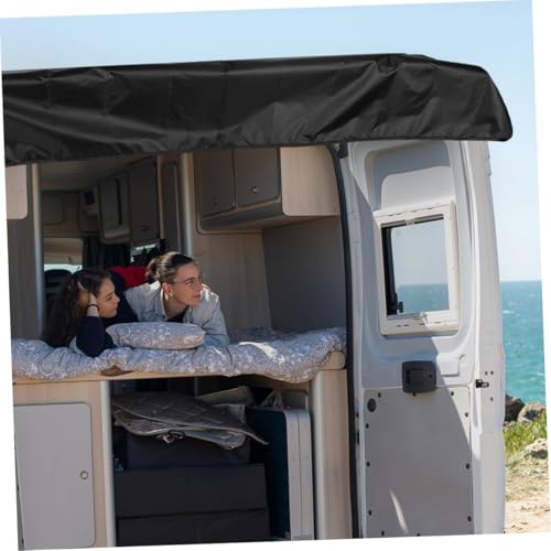 Parasol para maletero de autocaravana pequeño protector solar de camping de tela 7