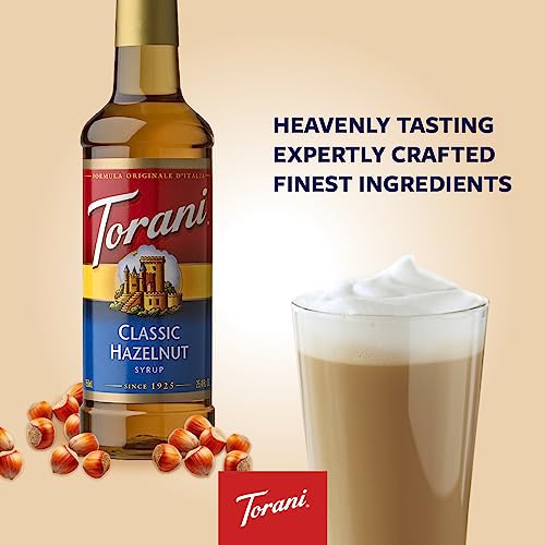 Image of Torani Syrup, Classic Hazelnut, 25.4-Ounce Bottles (Pack of 3)