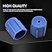 Prywog Pack-10 Car Low Side High Side Air Conditioning Valve Core Cover Kit, 0.5