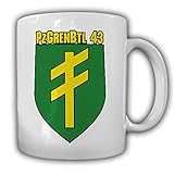 Design/Druck aus Deutschland PzGrenBtl 43 Panzergrenadierbataillon Panzer Bataillon Grenadier - Tasse #13637