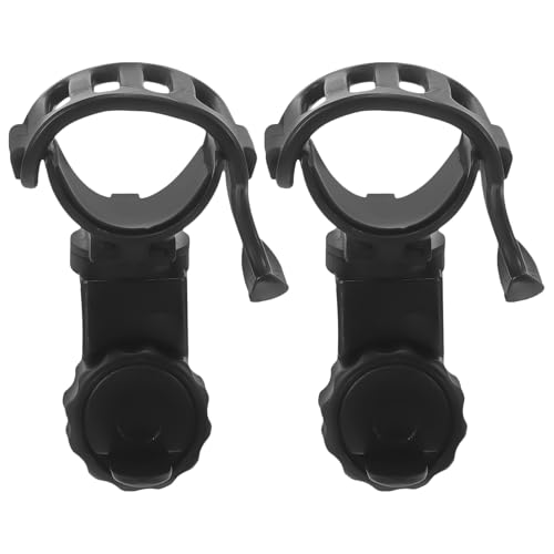 Garneck Soporte para Bastón de Goma para Sillas de Ruedas y Scooters Eléctricos 2 Piezas Accesorio Resistente y Compacto para Andadores y Muletas Adecuado para Movilidad y Uso Diario