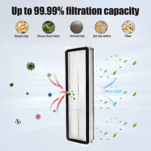 4 Pack Hepa Filtri per Xiaomi Dreame D9/D9 Max/D9