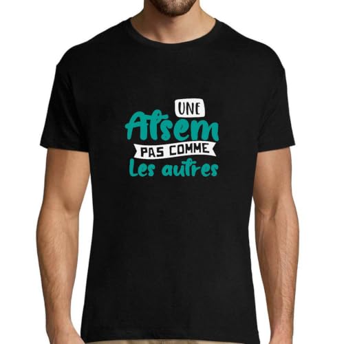T-shirt homme ATSEM humoristique idéal pour les barbecues en famille et le quotidien