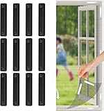 Magnete für Fliegengitter, 12er Set Fliegengitter Fenster Magnet Clips, Magnetbefestigung für...