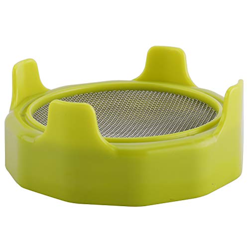 Artilife 8Pack Sprouting Lids with Stainless Steel Screen for Wide Mouth Mason Jars, Sprouting Strainer Lid for Canning Jars, Suit for Growing Bean Sprouts, Alfalfa, Salad Sprouts etc (8)