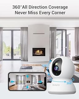 blurams Pet Camera 2K, Indoor Cameras, Dog Camera, 360° Home Security Cameras, Color Night Vision, Motion Tracking, 2-Way Talk, Cloud&SD, APP Control, Works with Alexa