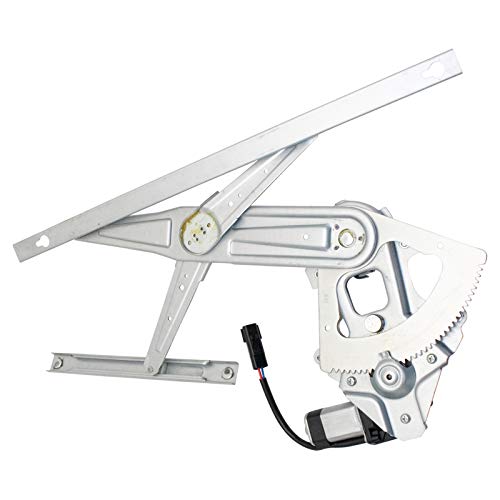 Image of TRQ Front Right Power Window Regulator & Motor Assembly Passenger Side Compatible with 2001-2006 Chrysler Sebring Dodge Stratus CH1351133