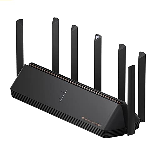 Roteador Xiaomi AX6000 AIoT, WiFi 6 6000Mbps, 512 MB, Mesh, 6 Amplificador de sinal independente - Preto glide