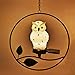 Ã¦â€” Hanging Solar Owl Light, Waterproof Garden Animal Lights, Yard Art Decorations for Outdoor Patio, Pathway Lawn Courtyard