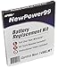 NewPower99 Battery Replacement Kit with Battery, Video Instructions and Tools for Garmin Nuvi 1490LMT