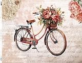  PAPERSFORYOU Papel De Arroz Vintage Bike II 54x70cm