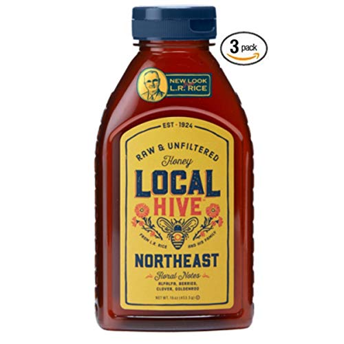Miel cruda y sin filtrar Local Hive 16 oz x3
