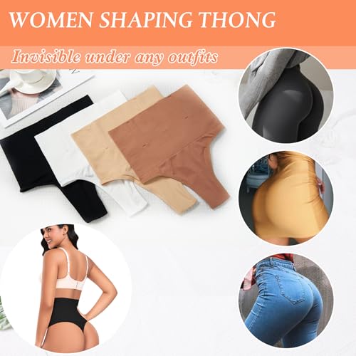 Image of Womens Thong Shapewear Mid to High Waisted Shaper Thong WN0017