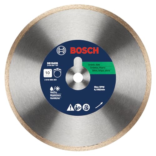 Bosch DB1043S 10 in. Standard Continuous Rim Diamond Blade