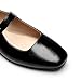 Imagen de DREAM PAIRS Zapatos Planos para Mujer Mary Jane de Punta Cuadrada Cómodos y Casual Zapatos de Vestir Slip On Bailarinas con Correa de Hebilla para Trabajo