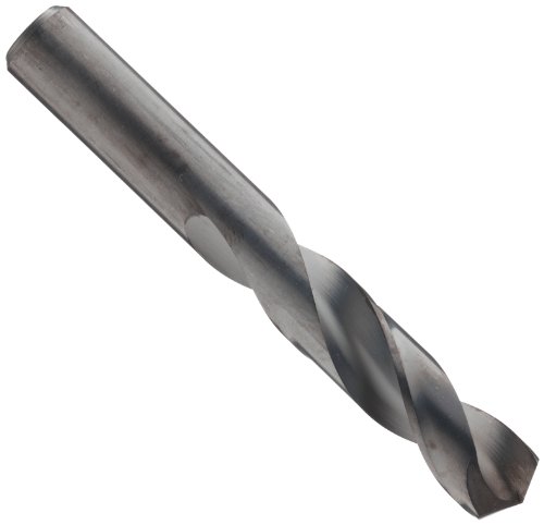 Chicago Latrobe 159 High-Speed Steel Short Length Drill Bit, Black Oxide Finish, Round Shank, 135 Degree Split Point, 3/16" Size (Pack of 12) #1