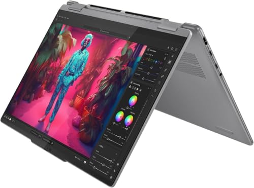 Image of Lenovo Yoga 7i 2-in-1 Laptop, with Office 2024 Lifetime License, 16 inch 2K Touchscreen, Intel Ultra 5 125U (UP to 4.30 GHz), 16 GB RAM, 2 TB SSD, Backlit KB, Fingerprint, Windows 11 Pro