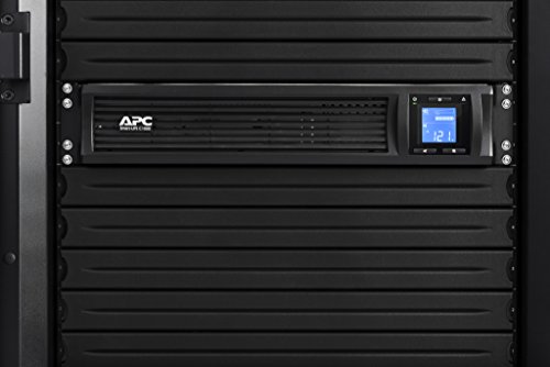 Image of APC 1000VA Smart UPS with SmartConnect, SMC1000-2UC Rack Mount UPS Battery Backup, Sinewave, AVR, 120V, Line Interactive Uninterruptible Power Supply
