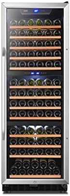 Lanbo Triple Zones Compressor Built-in Wine Cooler with Safety Lock, 149 Bottles