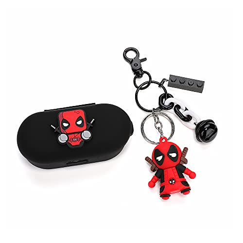 Bose Sport Case Protective Cover with Doll Keychain, Suublg Silicone Cartoon Headphones Case Fit Designed for Wireless Bose Sport Earphone (Not for Bose QuietComfort Earphone)