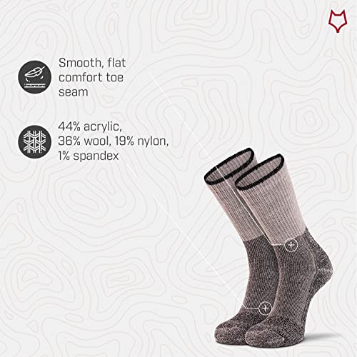 Fox River Wool Thermal Socks for Men Heavyweight Men’s Crew Socks Thermalined for Cold Weather Performance (2 Pack)4