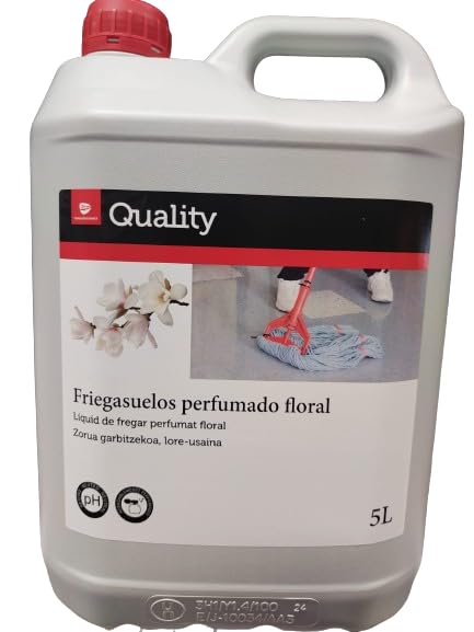 Friegasuelos Perfumado Quality - Lavanda, Cítrico y Floral - Limpieza Eficaz con Fragancias Naturales (1 GARRAFA, Floral)