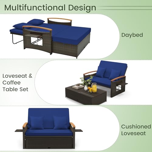 Luxury Outdoor Daybed with Canopy