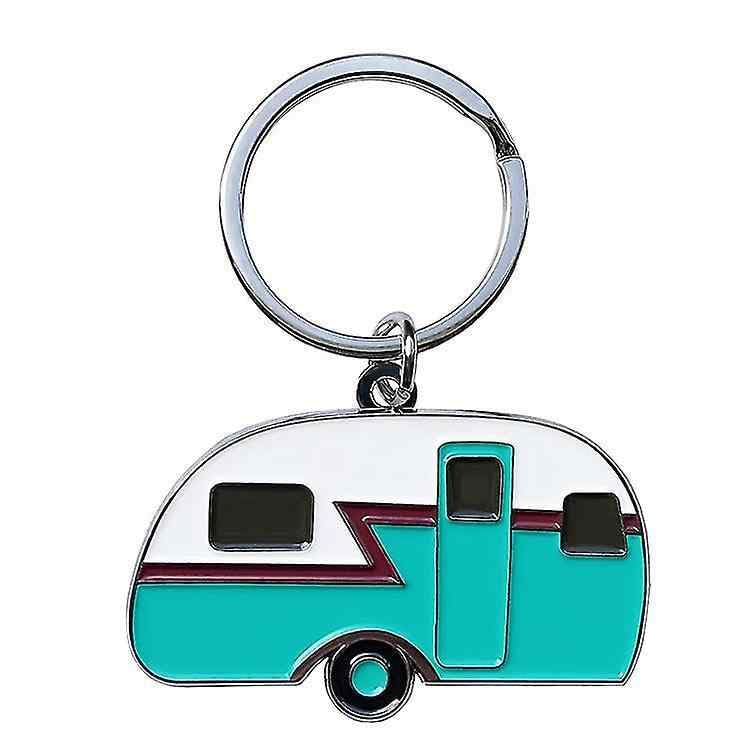 Llavero Camper, caravana, Autocaravana, camping, Viajero, Charm de Camping, rulot, Llavero remolque viaje, Medidas 5cm x 3cm, Metálico
