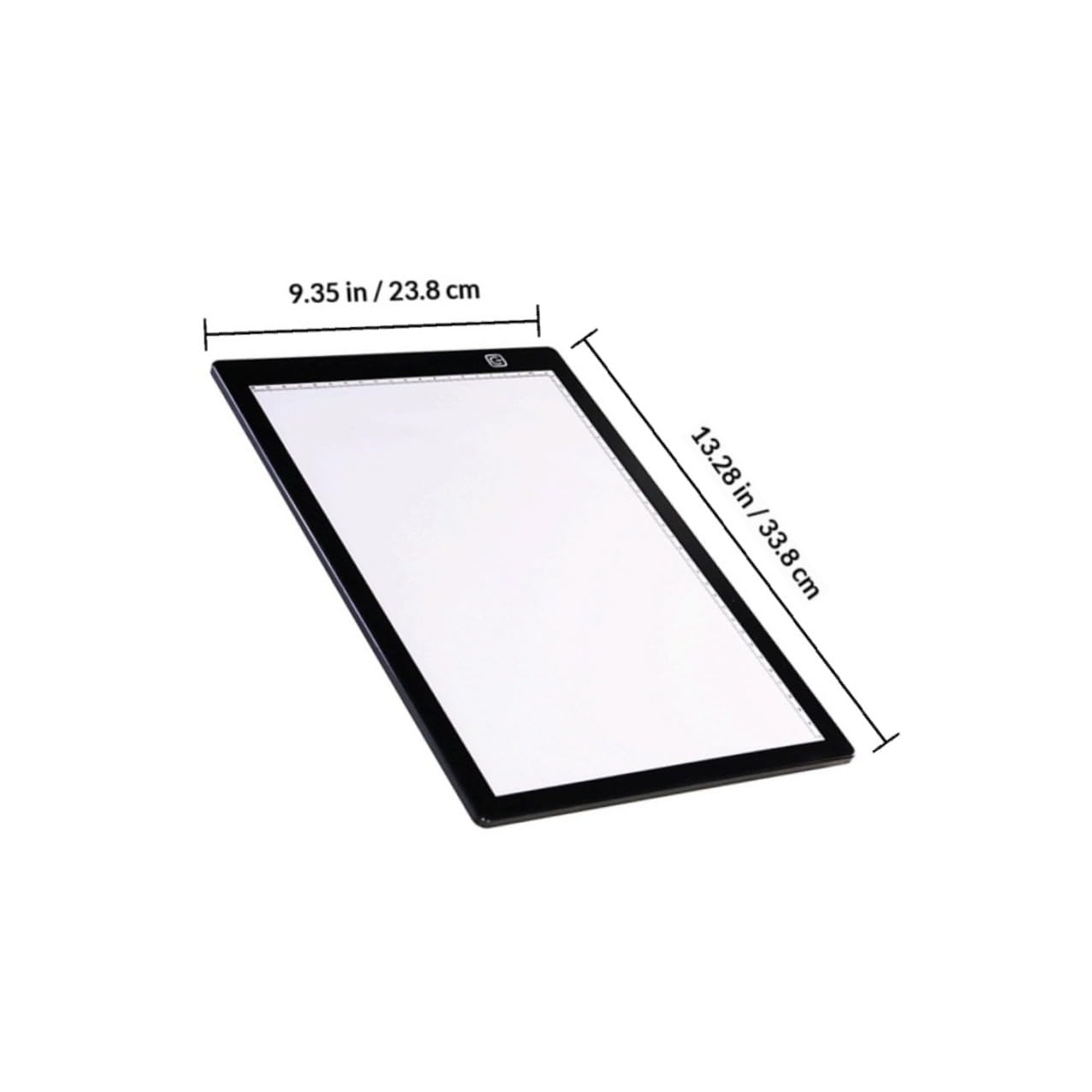CALLARON Table Lumineuse LED A4 Magnétique avec Luminosité Réglable 3 Niveaux, Ultra-fine et Portable, avec Câble USB et 2 Aimants, pour Dessin, Traçage et Art Créatif