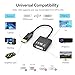 FEMORO DisplayPort to DVI Adapter Converter, Display Port DP to DVI-I Adapter Male to Female 1080P (Male to Female) Compatible with Computer, Desktop, Laptop, PC, Monitor, Projector, HDTV - Black