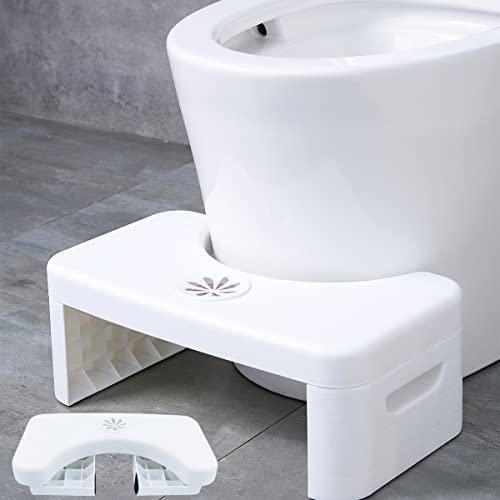 Bathroom Toilet Stool, Folding MultiFunction Toilet Stool Portable