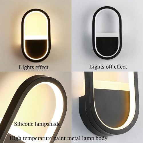 Accesorio de iluminación de pared moderno con acabado estructurado para salón sofisticado 6