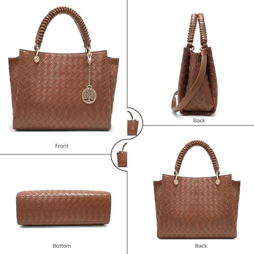 Bolso cruzado trenzado para mujer con asa ajustable miniatura 6