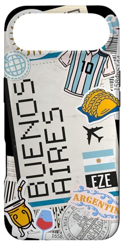 Carcasa para iPhone Air Etiquetas de aeropuertos y aerolíneas - Tarjeta de embarque de Buenos Aires
