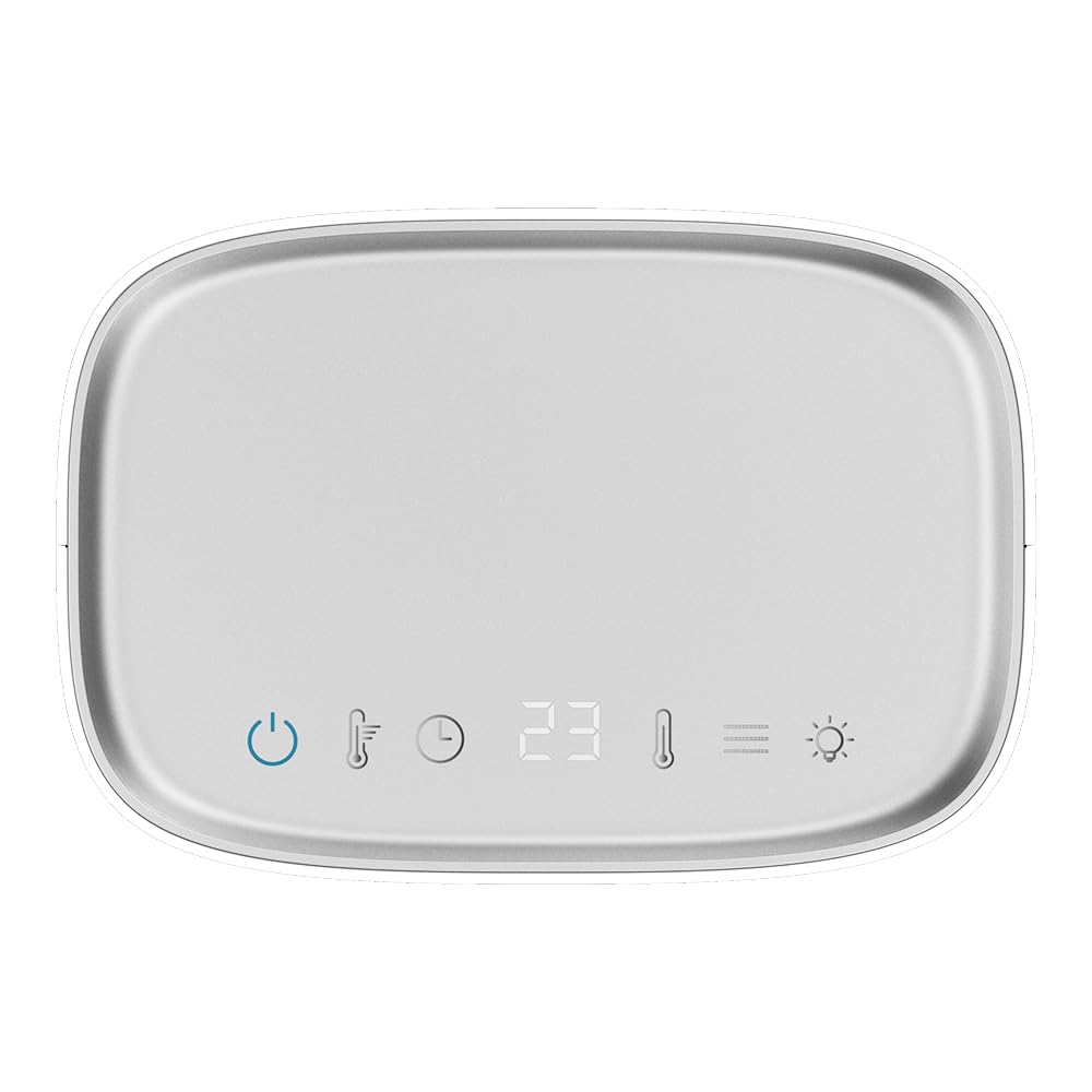 Cecotec Scaldabagno Ceramico ReadyWarm 1570 Max Ceramic Rotate Smart. 1500 W, Tecnologia Ceramica, Touch Screen, Termostato Regolabile, Oscillazione 90º, Timer, Spegnimento Automatico
