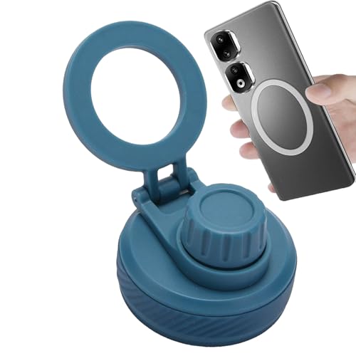 Tapa de repuesto antideslizante con soporte para teléfono celular portátil y seguro