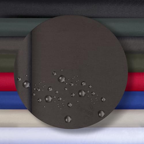 Tela impermeable por metros 2x1.60M. Tela para tapizar sillas, cojines o sofás en jardines, patios o terrazas. Telas para exterior por metro. Resistente al agua, sol y al viento. Marron