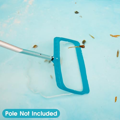 Poolwhale T001 Professional Pool Skimmer Net, Upgraded Extra Wide Scoop Edge, Swimming Leaf Rake thumb #6