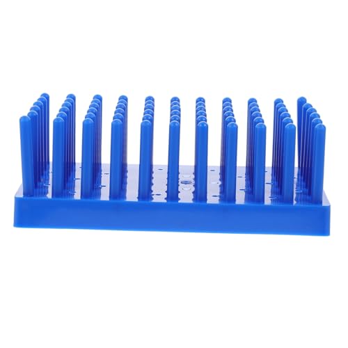 HOLIDYOYO 1pc Plastic Test Tube Drying Rack Detachable Test Tube Holder Stand for Laboratory Use Lightweight and Space-Saving Design for Scientific Research and Industrial Applications