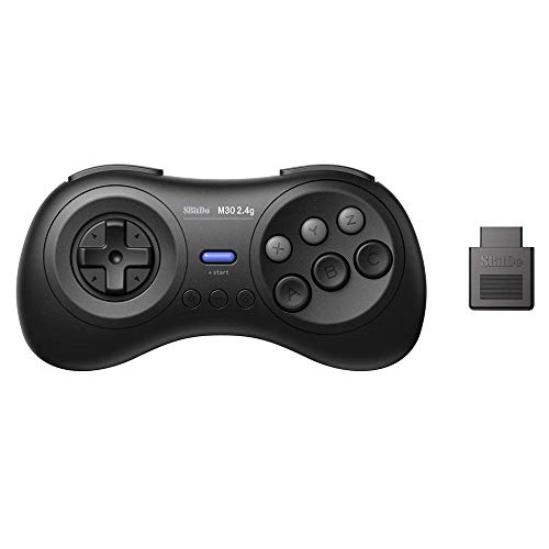 GoolRC 8BitDo M30 2.4G Gamepad inalmbrico + Receptor de 2.4G para Sega Genesis y Sega Mega Drive