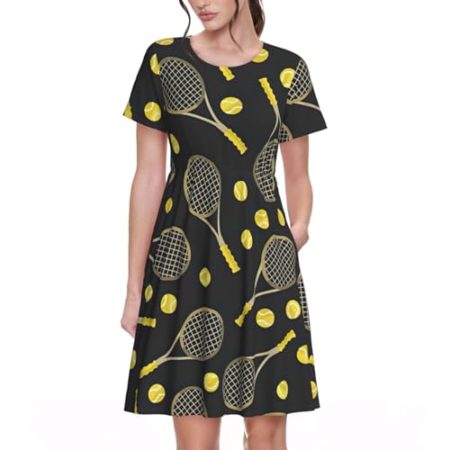 Robe tennis femme imprimée pour vos week-ends et vacances d'été
