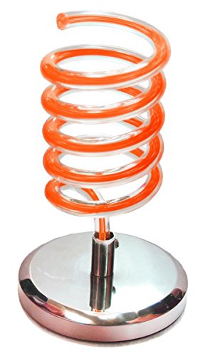 Hair Dryer Stand With A Round Base Red By Alpha New York