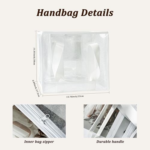 ONEART Shiny PVC Beach Bag for Women - Waterproof travel tote bags, Multi-Use Tote for Daily Work, Shopping, Vacation2