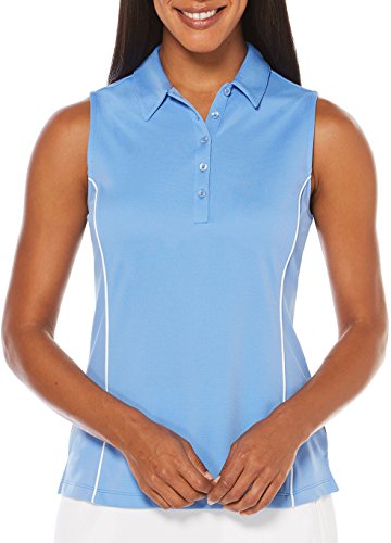 PGA TOUR Women's Sleeveless Airflux Solid Polo