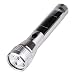 PowerGreen Solar Flashlight, Solar Rechargeable LED Torchlight with USB for Outdoor Sports(Silver)